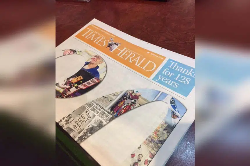 Moose Jaw Times-Herald shuts its doors after 128 years