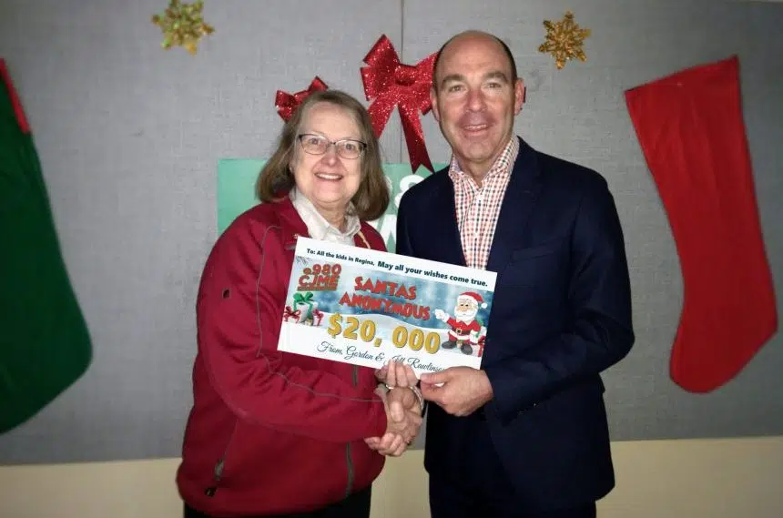Rawlinson family donates $20,000 to Salvation Army