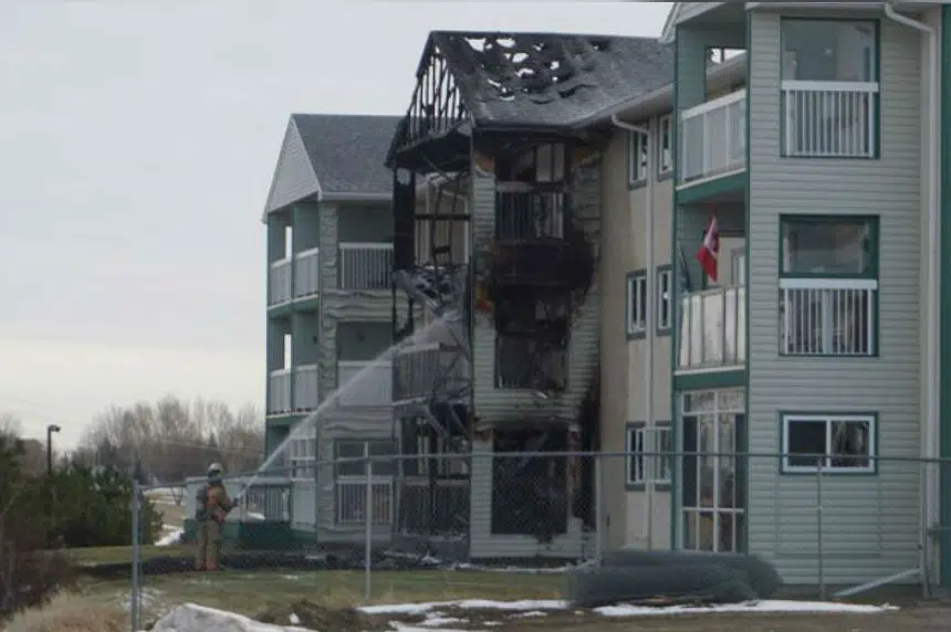 Fire leaves Moose Jaw apartment building with extensive damage
