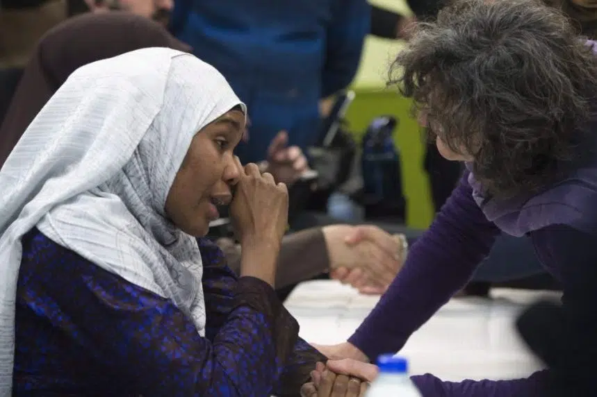 Quebec City mosque hosts emotional gathering to mark anniversary of massacre