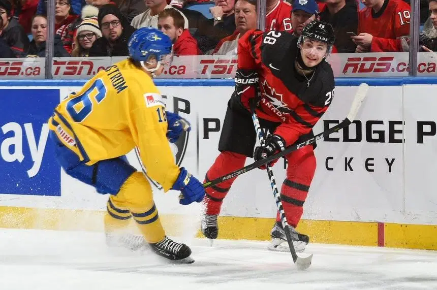 Canada wins gold in 3-1 World Juniors final over Sweden