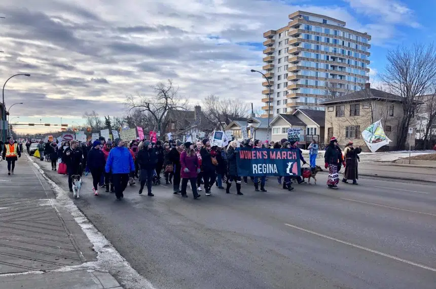 Women's March unifies hundreds in Regina