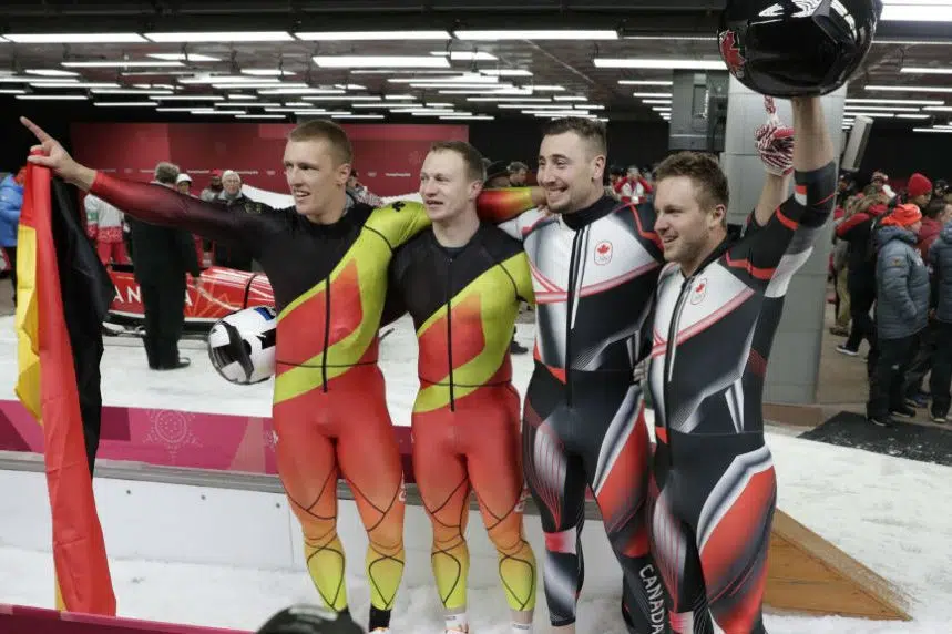 Canada’s Kripps, Kopacz tie Germans for two-man bobsled gold medal