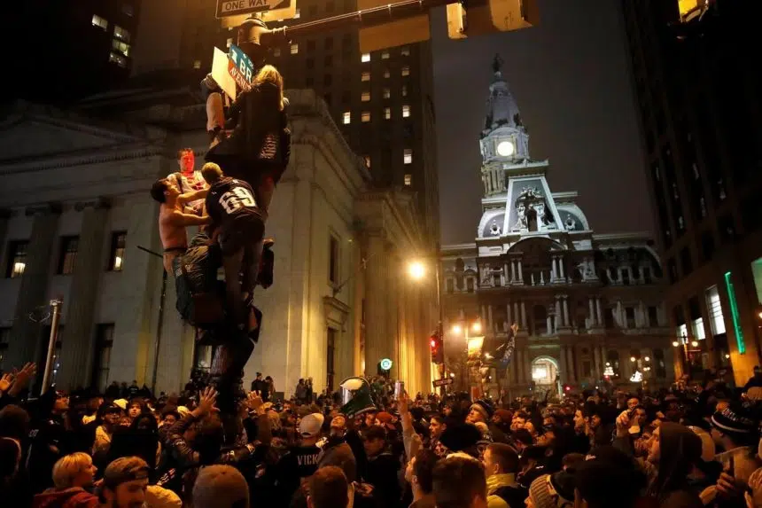 Philadelphians take to the streets to celebrate Super Bowl
