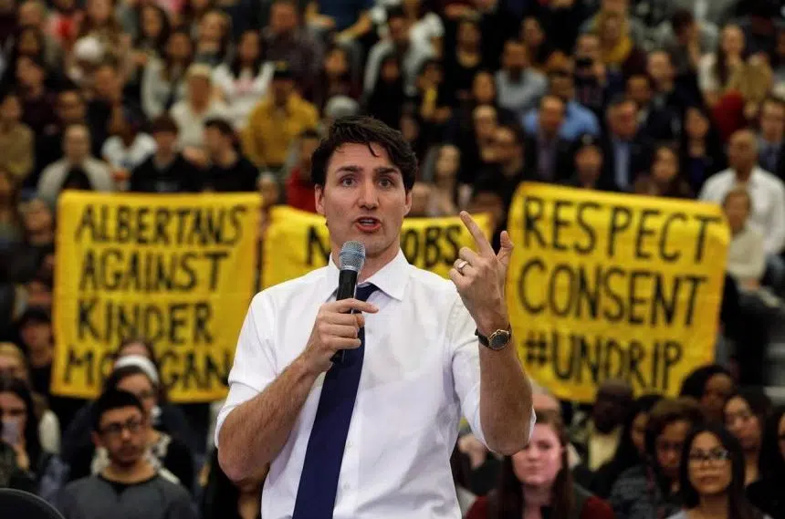 Trudeau gets questions about veterans, racism, pipelines at Edmonton town hall