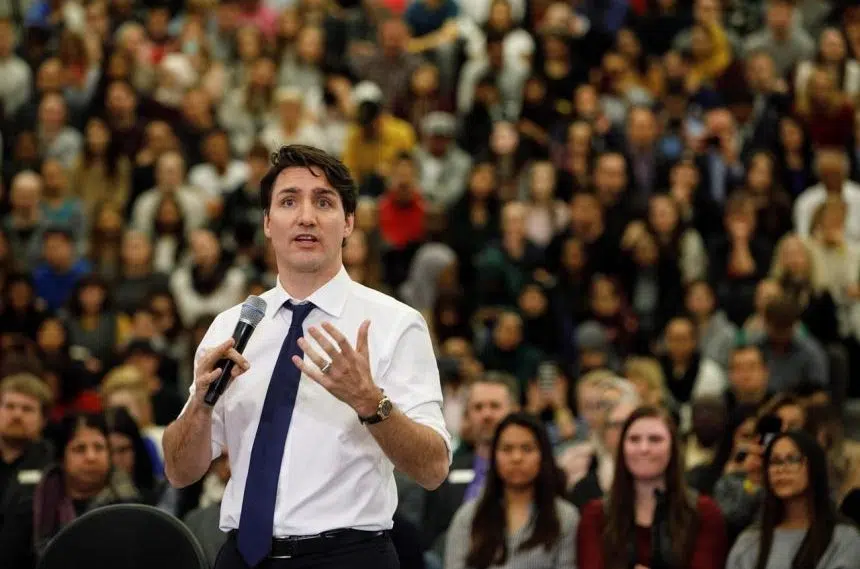 Trudeau says ‘peoplekind’ remark was a bad attempt at humour he regrets