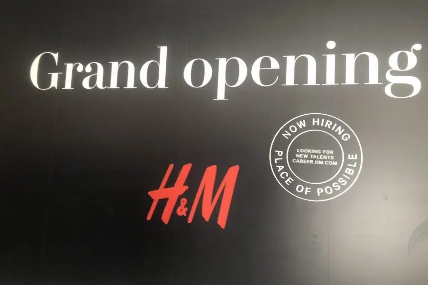First Sask. H&M to open at Regina's Cornwall Centre in March