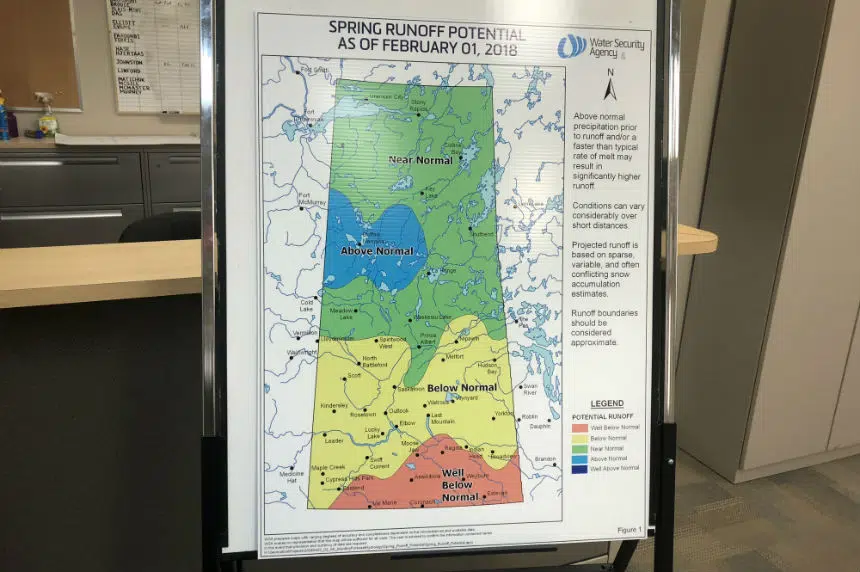 Spring runoff prediction shows dry conditions in south Sask.