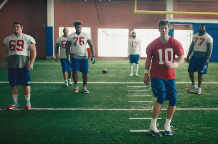 Weyburn NFL player cameos as backup dancer in Super Bowl ad