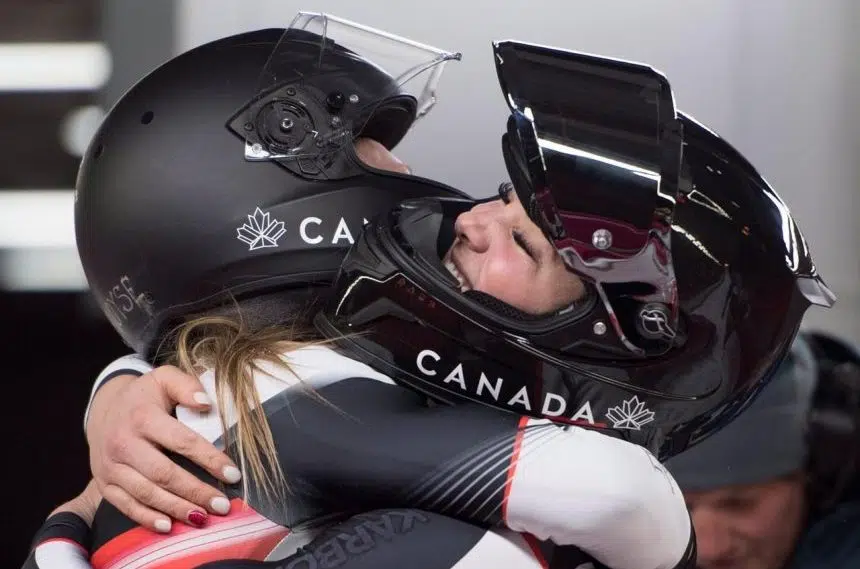 Canadians Humphries, George capture bronze in women’s bobsled event