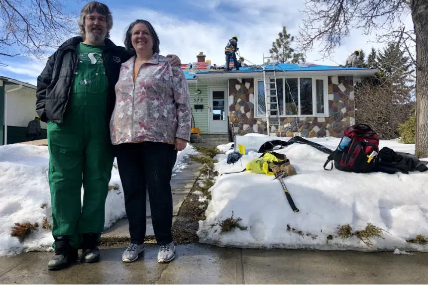 Regina couple has 'peace of mind' after receiving new roof