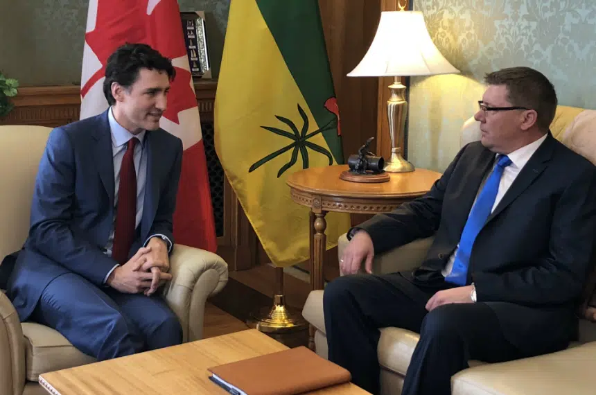 Trudeau, Moe meeting “productive” as PM visits Regina