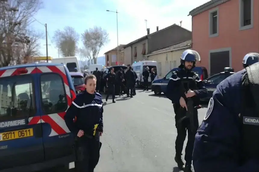 French police storm supermarket, kill hostage-taker; 3 dead
