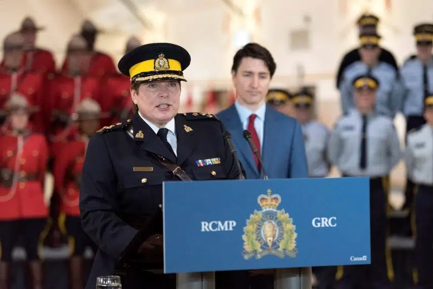 1st permanent female RCMP leader vows to leave no stone unturned