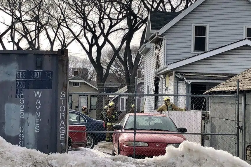 Regina firefighters respond to blaze at Montreal Street home