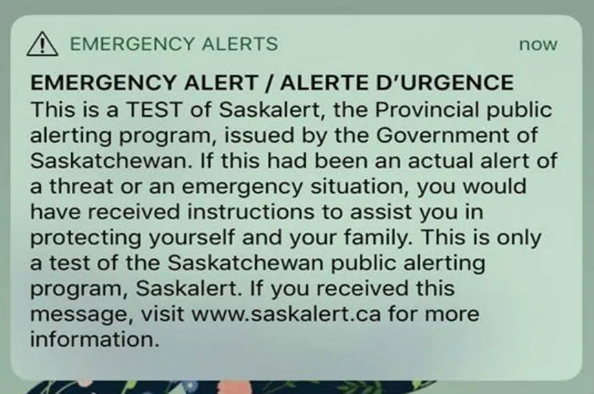 Did you get it? Emergency alerts inconsistent across Sask. 