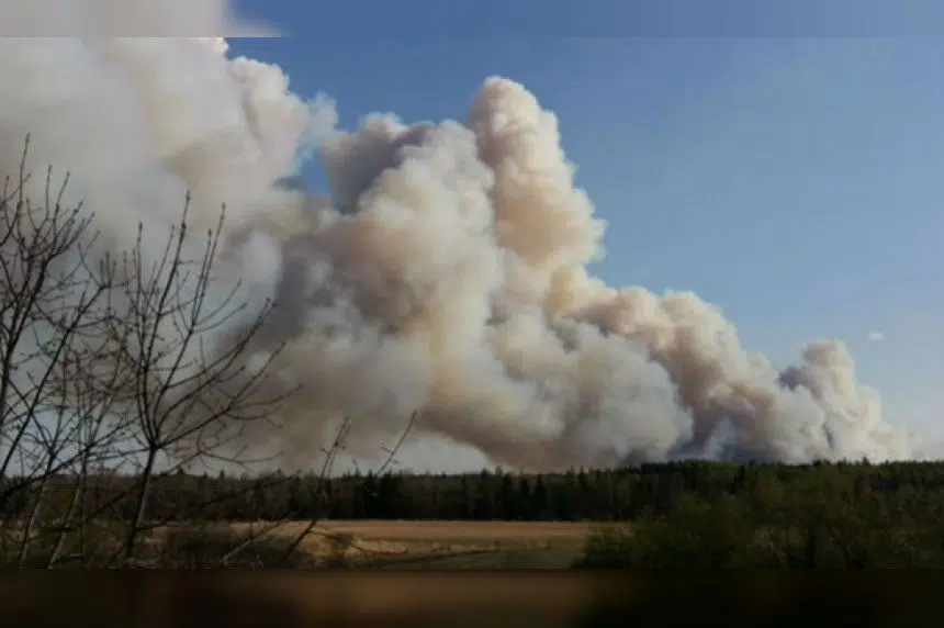 Wildfire evacuation order lifted for Crutwell, towns remain on standby