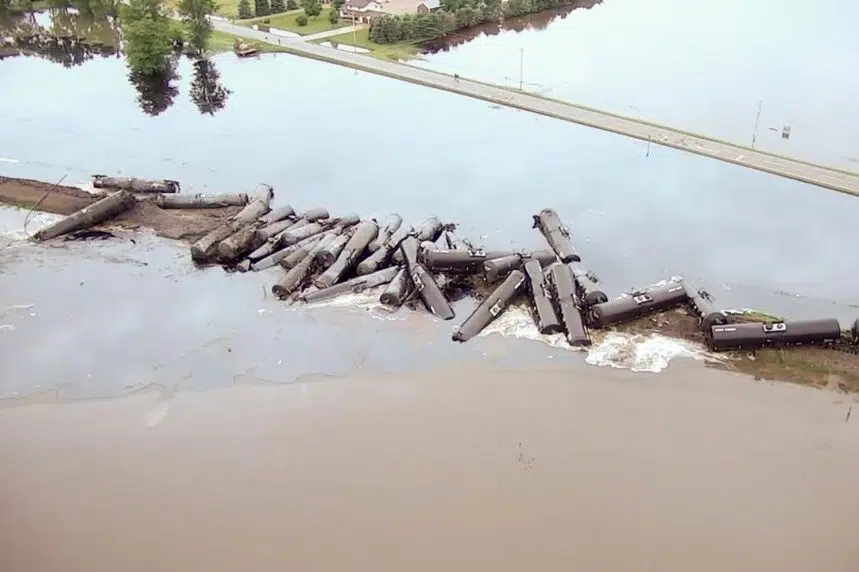 Estimated 230,000 gallons of oil spilled in derailment: BNSF