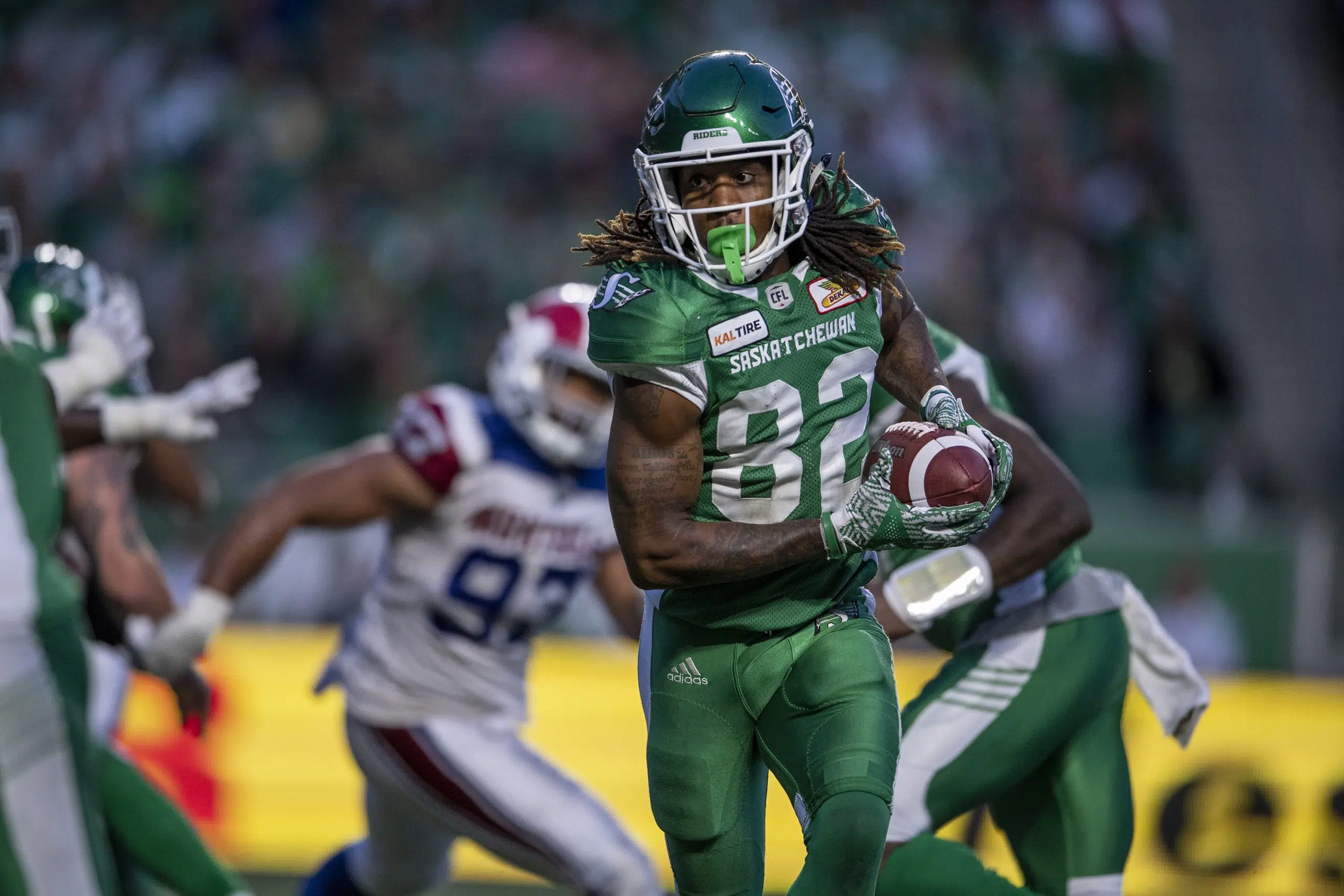 Rider receivers want to boost the run, stop the drops