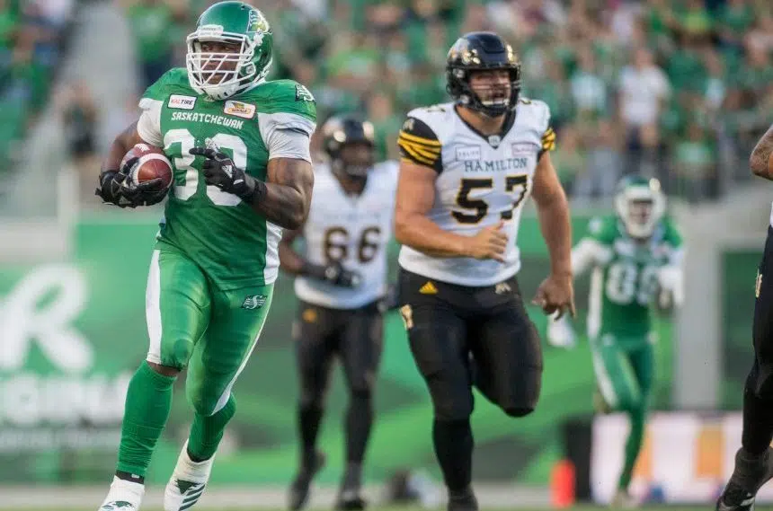 Defence powers the Roughriders past Ti-Cats 18-13