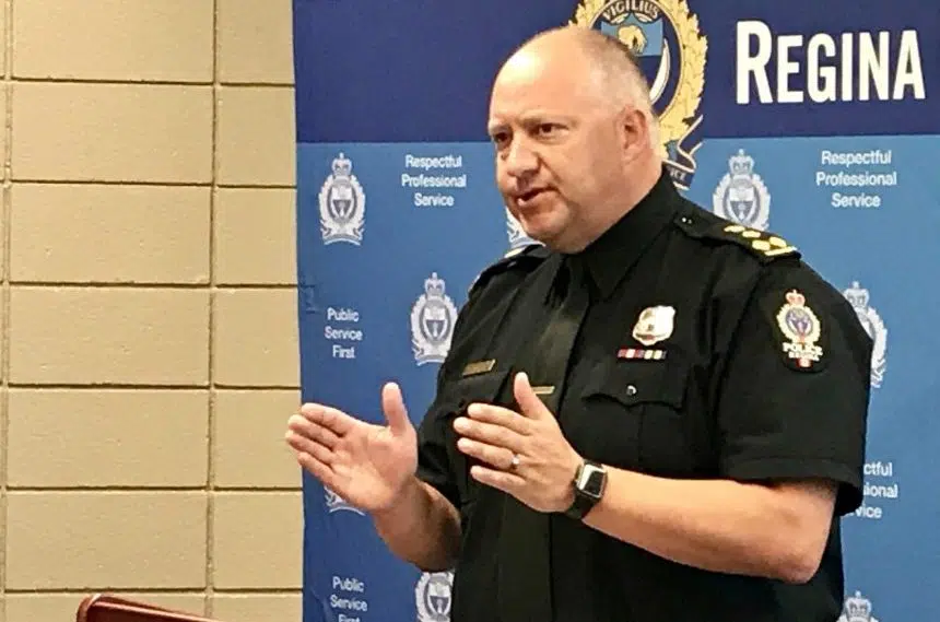Regina police chief speaks about group calls, overdoses in the city