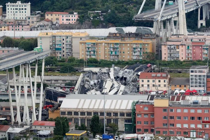 Canadian train travellers narrowly avoid deadly Italian bridge collapse