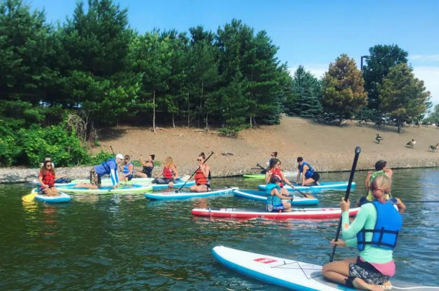 Stand up paddle boarding could help beat the heat