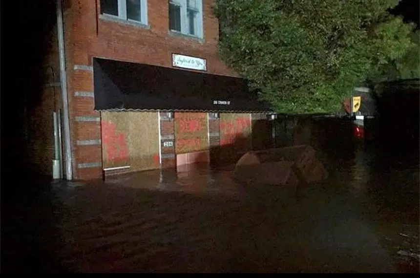 Florence rolls ashore in Carolinas, tears buildings apart