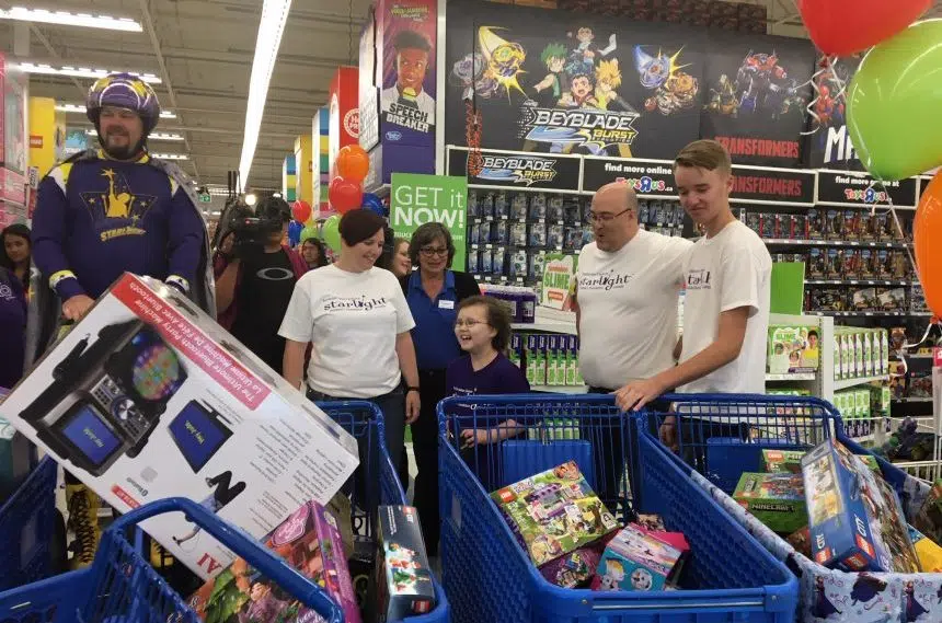 9-year-old with cancer gets unlimited toy shopping spree