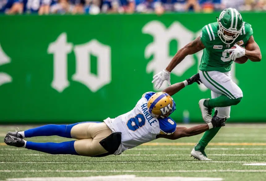 Roughriders get 4th straight win with 32-27 victory over Blue Bombers