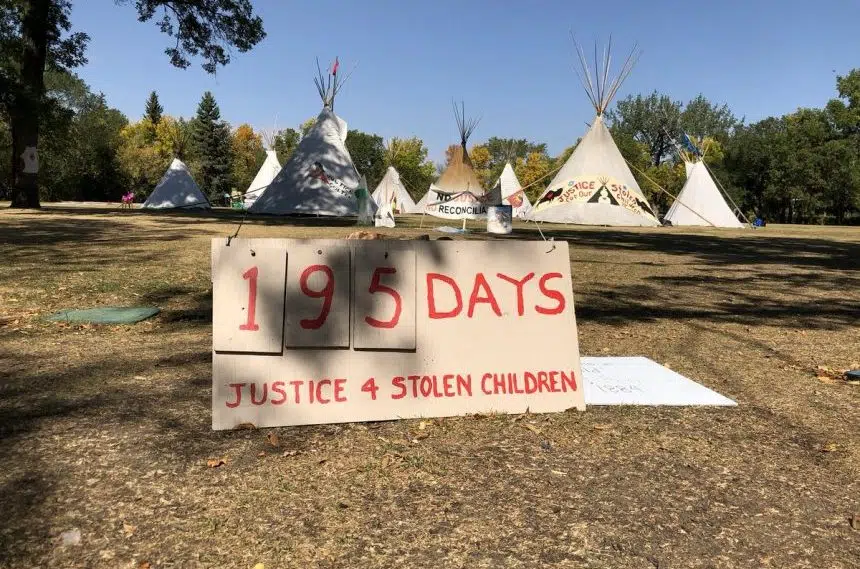 Police chief expects Wacana Park teepees to come down soon