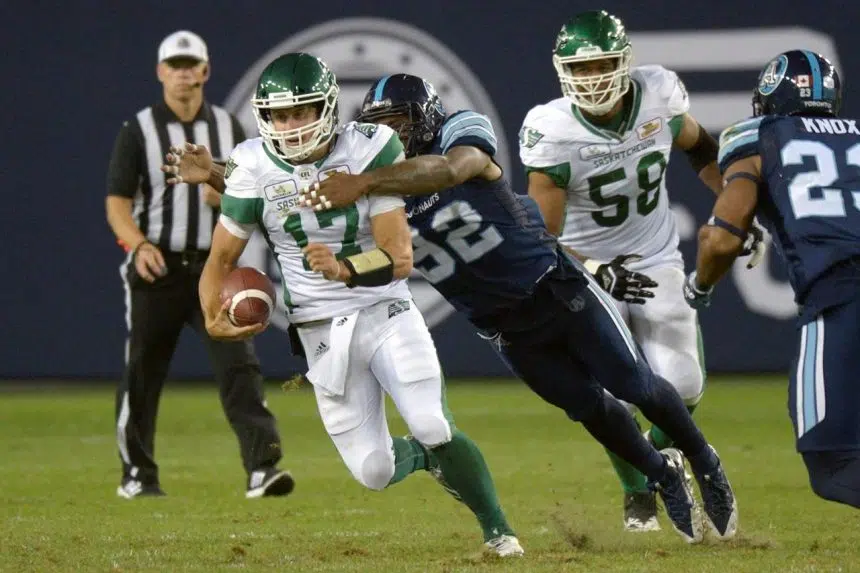 Lauther’s late field goal lifts Riders to 30-29 road win over Argonauts