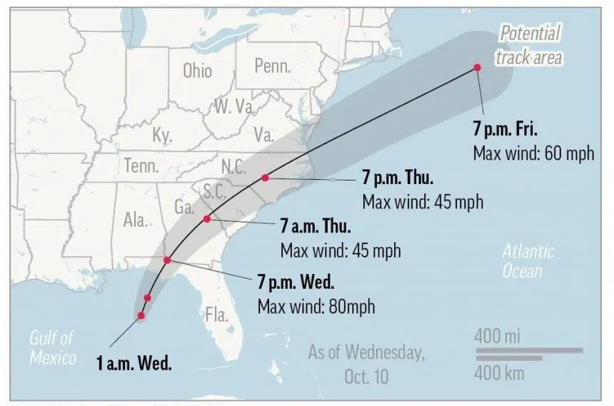 Category 4 Hurricane Michael roars nearer to Florida coast