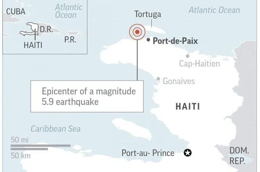 Haiti earthquake kills 11, injures 135