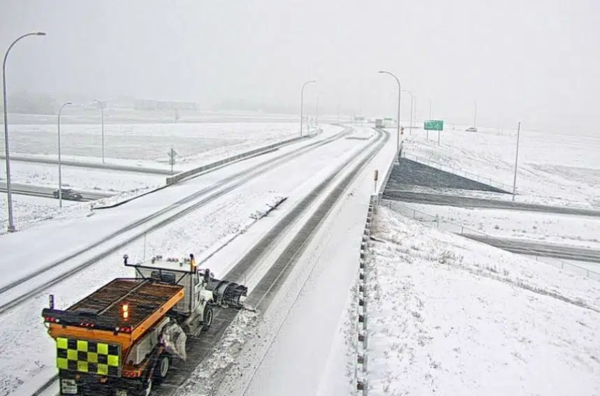 Light snow blankets southern Sask., causing poor road conditions
