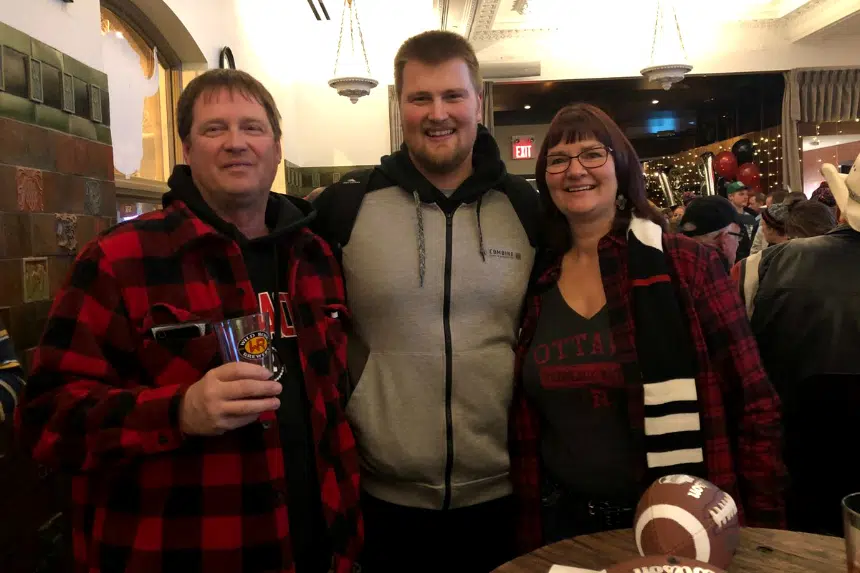 Regina native making Grey Cup debut with parents at his side