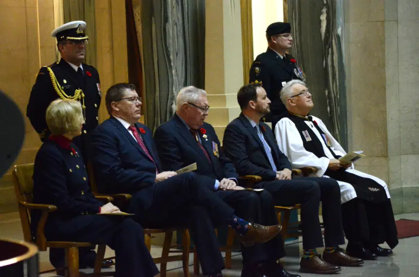 Service at legislature to mark century since First World War