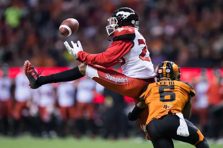 Calgary Stampeders clinch first with 26-9 rout of B.C. Lions