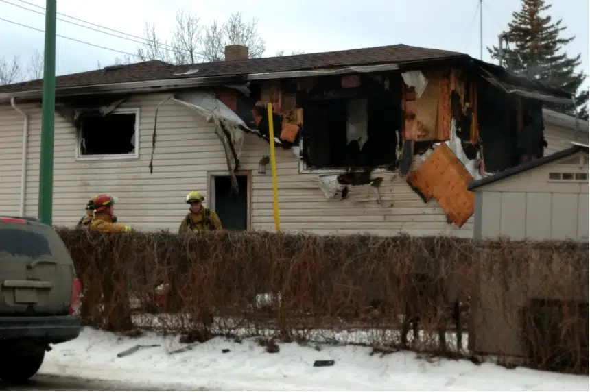Regina house fire sends 3 people to hospital