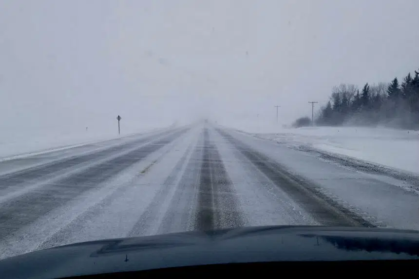 Weather affecting road conditions on some highways in Saskatchewan