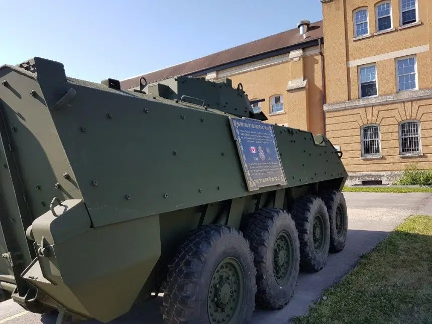 Army vehicle to become Afghanistan war memorial in Regina