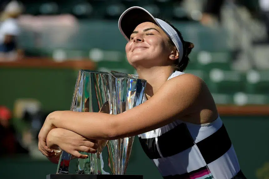 Canadian Bianca Andreescu has her first WTA title, winning BNP Paribas Open