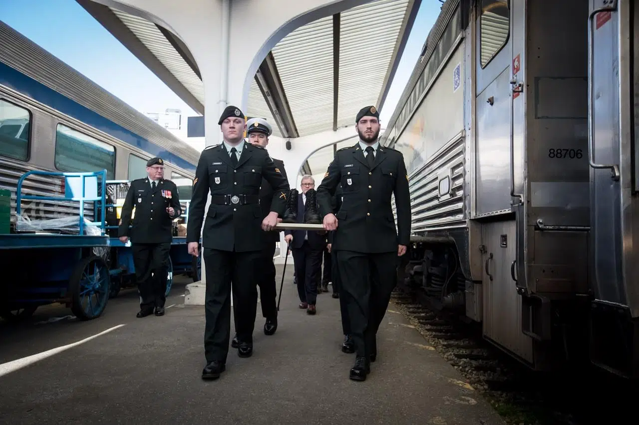 Combat boots begin cross-country journey to honour 75th anniversary of D-Day