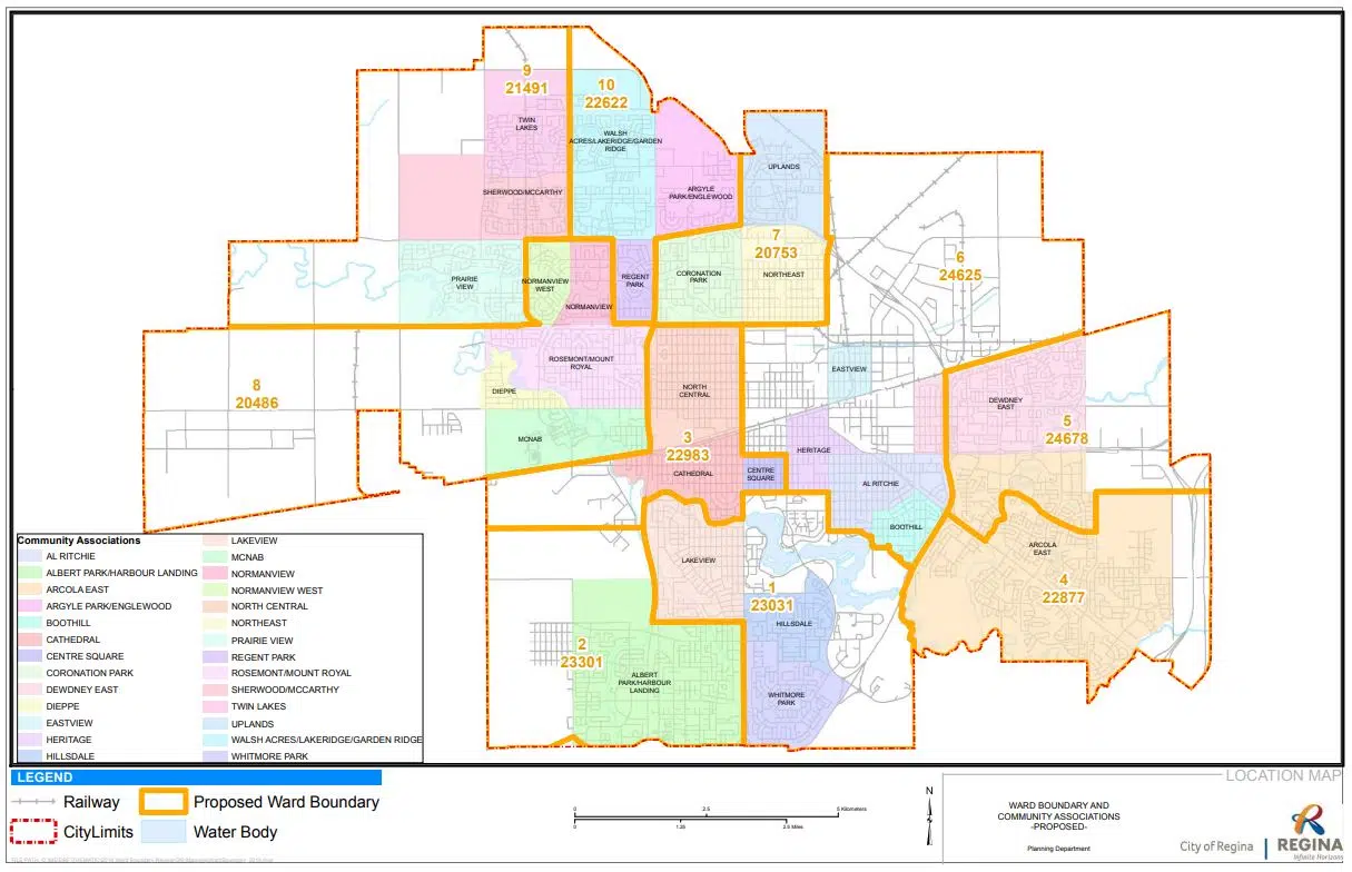 Regina to change ward boundaries for 2020 election