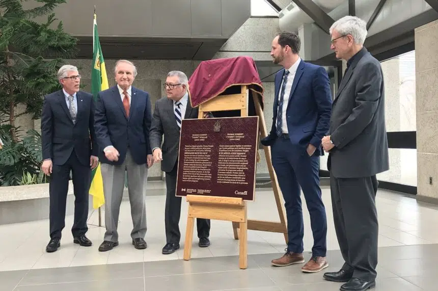 Tommy Douglas recognized as nationally historically significant