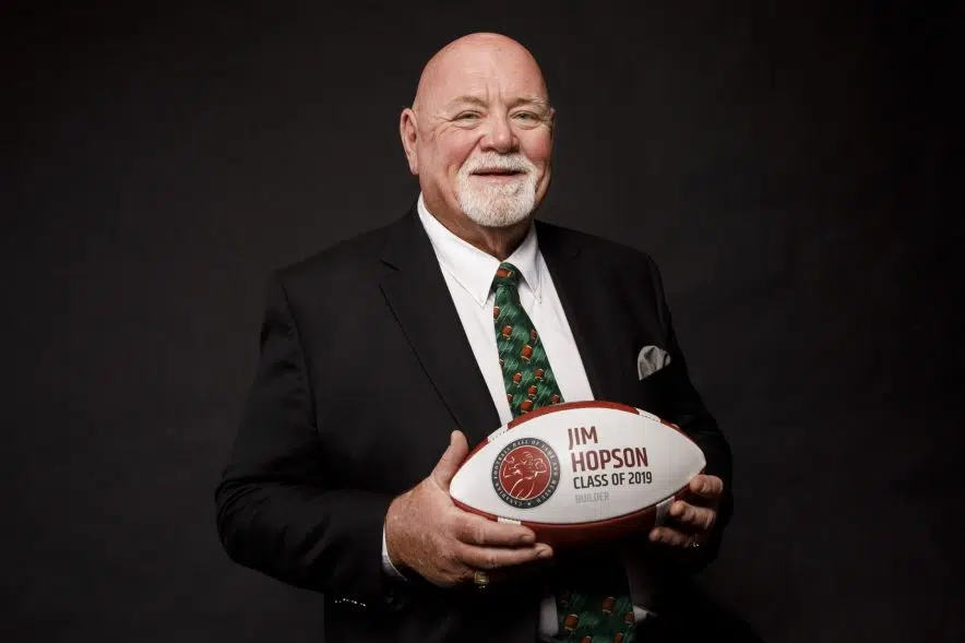 Former Rider CEO Jim Hopson honoured by CFL team