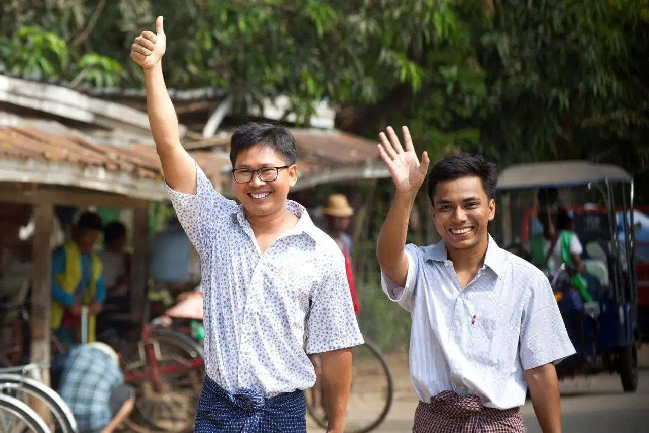 Pressured over press rights, Myanmar frees Reuters reporters