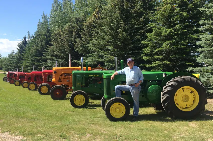 Antique tractors at Farm Progress Show now things of the past