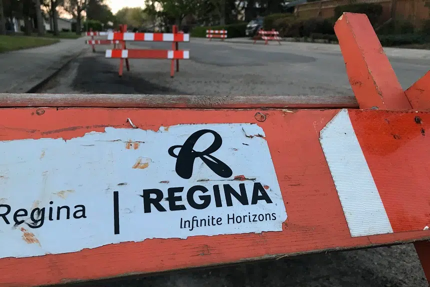 Regina construction nearly half done for the season
