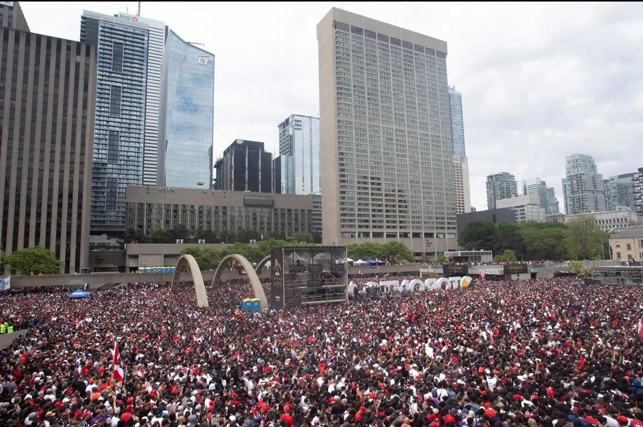 Euphoria turns to fear after shots fired at massive Raptors victory rally